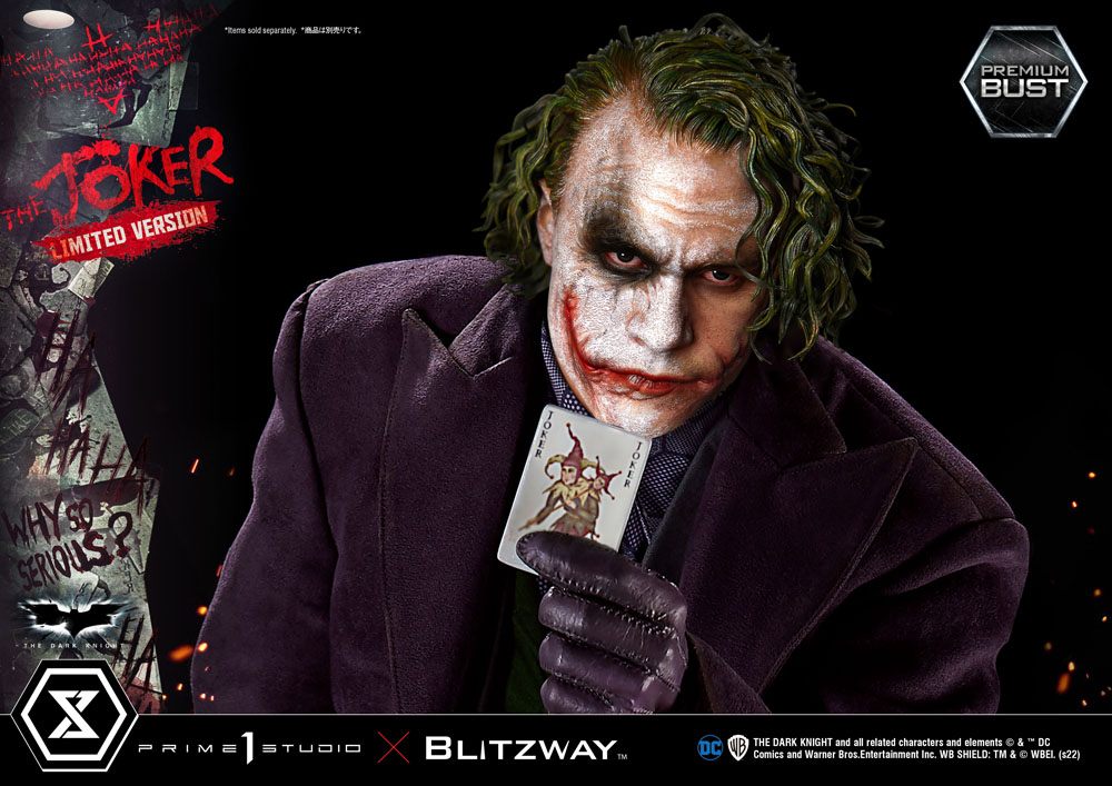 The Dark Knight Premium Bust The Joker Limited Version 26 cm