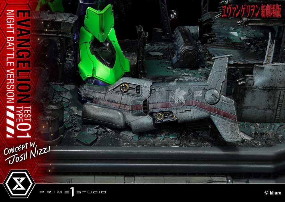 Evangelion Statue Evangelion Test Type 01 Night Battle Version Concept by Josh Nizzi 67 cm