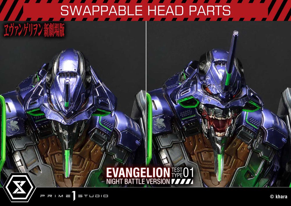 Evangelion Statue Evangelion Test Type 01 Night Battle Version Concept by Josh Nizzi 67 cm