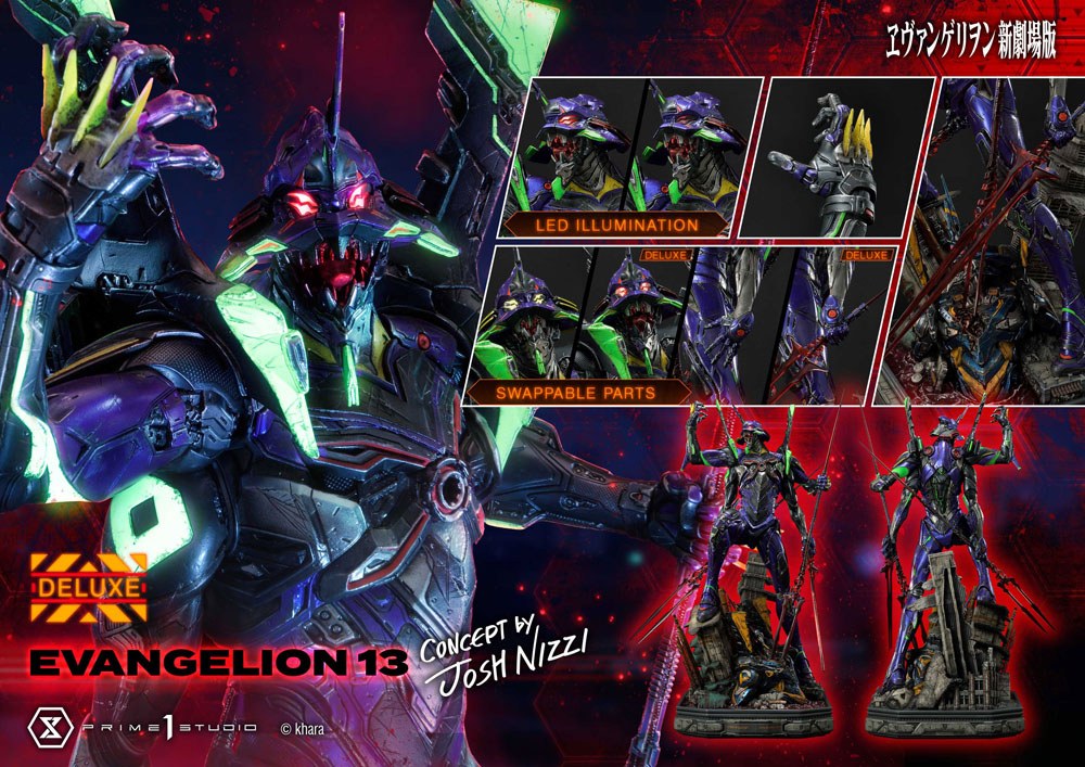 Evangelion: 3.0 You Can (Not) Redo Statue Evangelion 13 Concept by Josh Nizzi Deluxe Version 79 cm