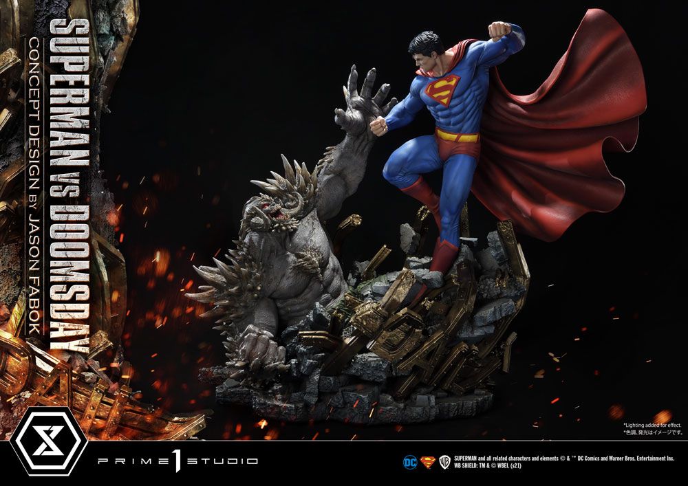 DC Comics Statue 1/3 Superman Vs. Doomsday by Jason Fabok 95 cm