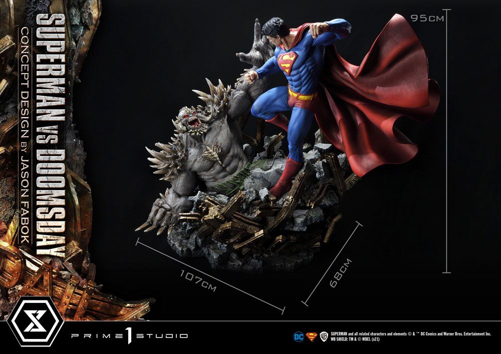 DC Comics Statue 1/3 Superman Vs. Doomsday by Jason Fabok 95 cm