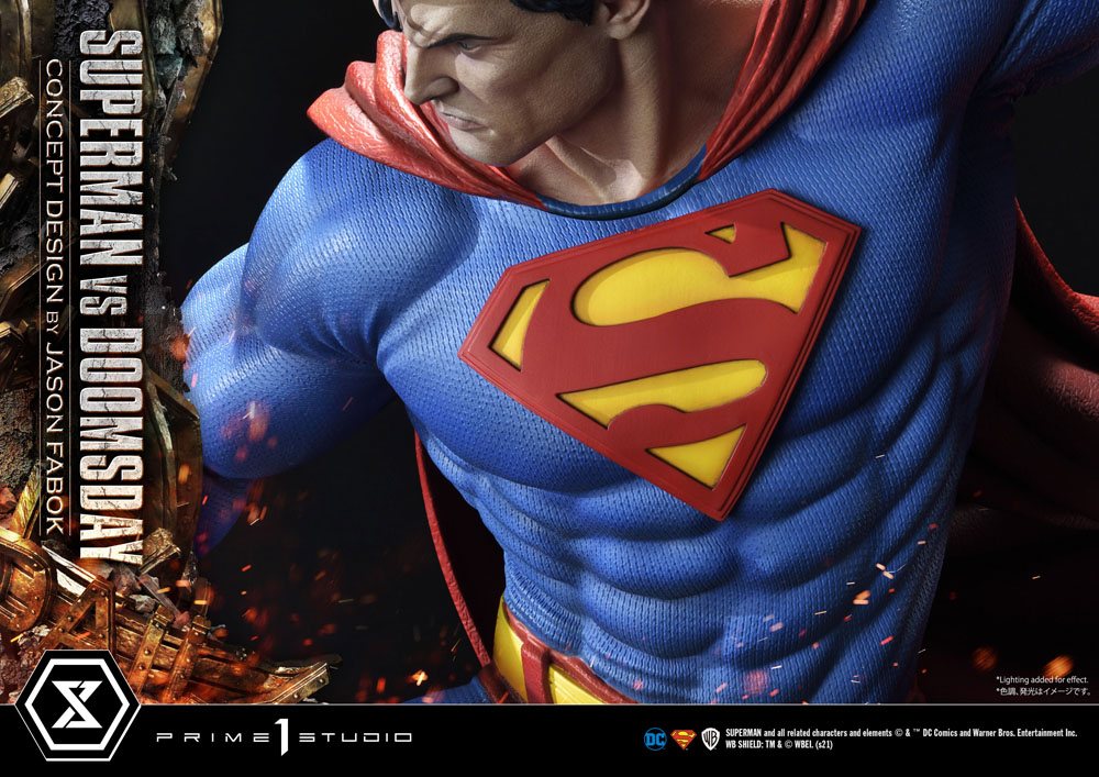 DC Comics Statue 1/3 Superman Vs. Doomsday by Jason Fabok 95 cm