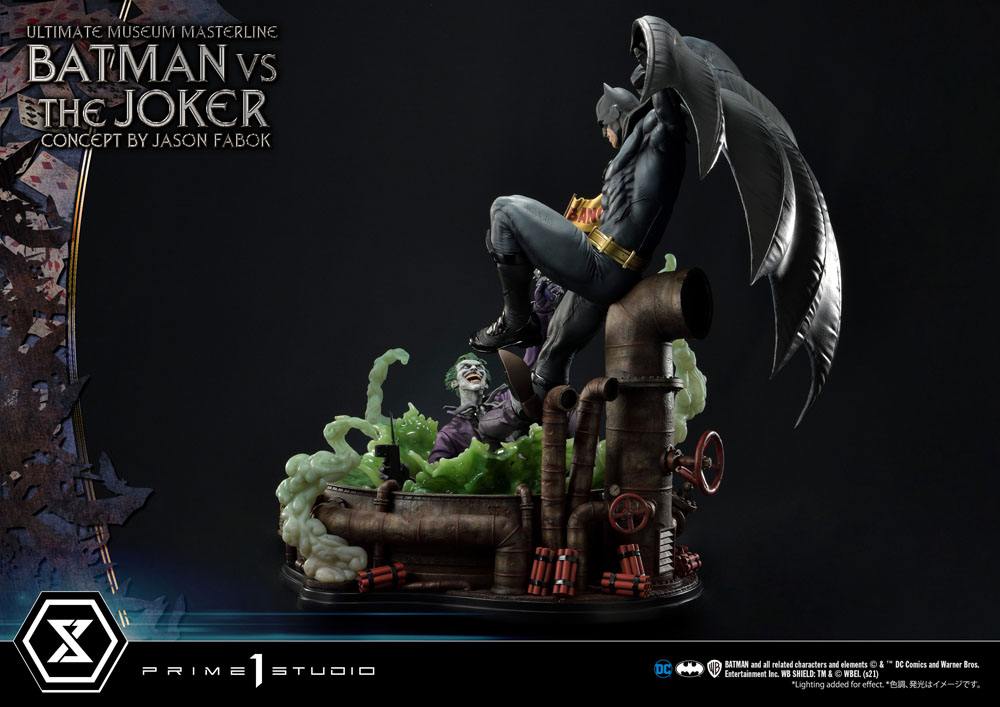 DC Comics Statue 1/3 Batman vs. The Joker by Jason Fabok 85 cm