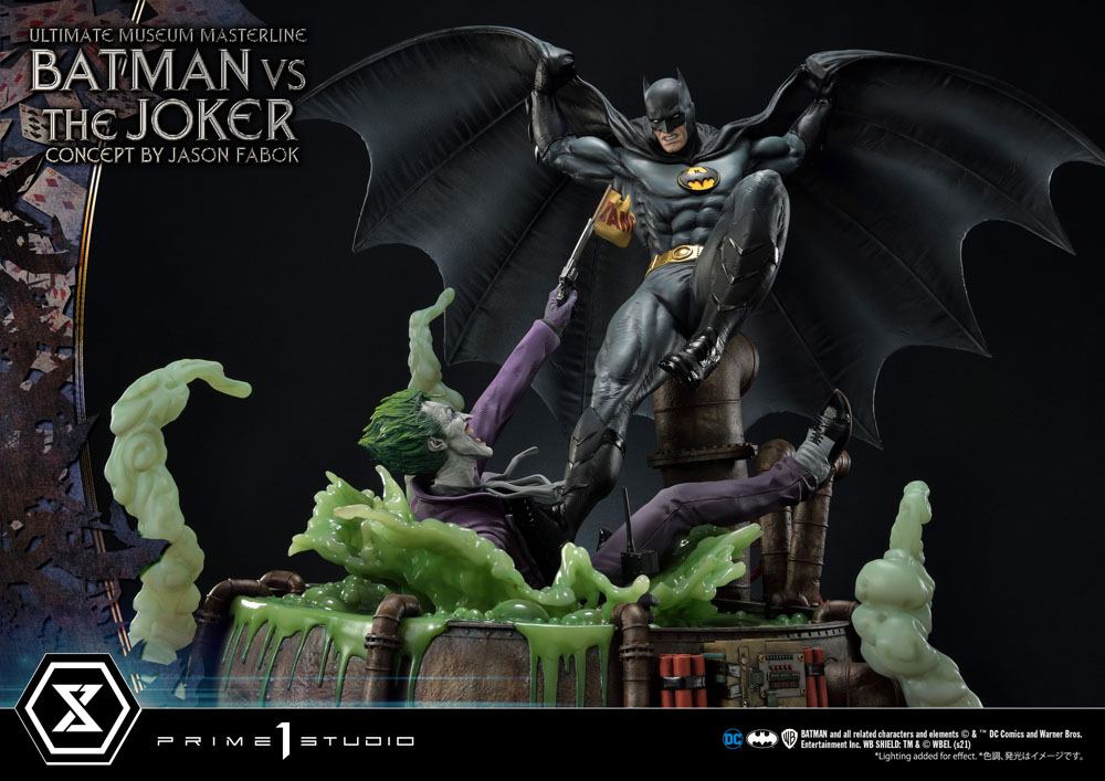 DC Comics Statue 1/3 Batman vs. The Joker by Jason Fabok 85 cm