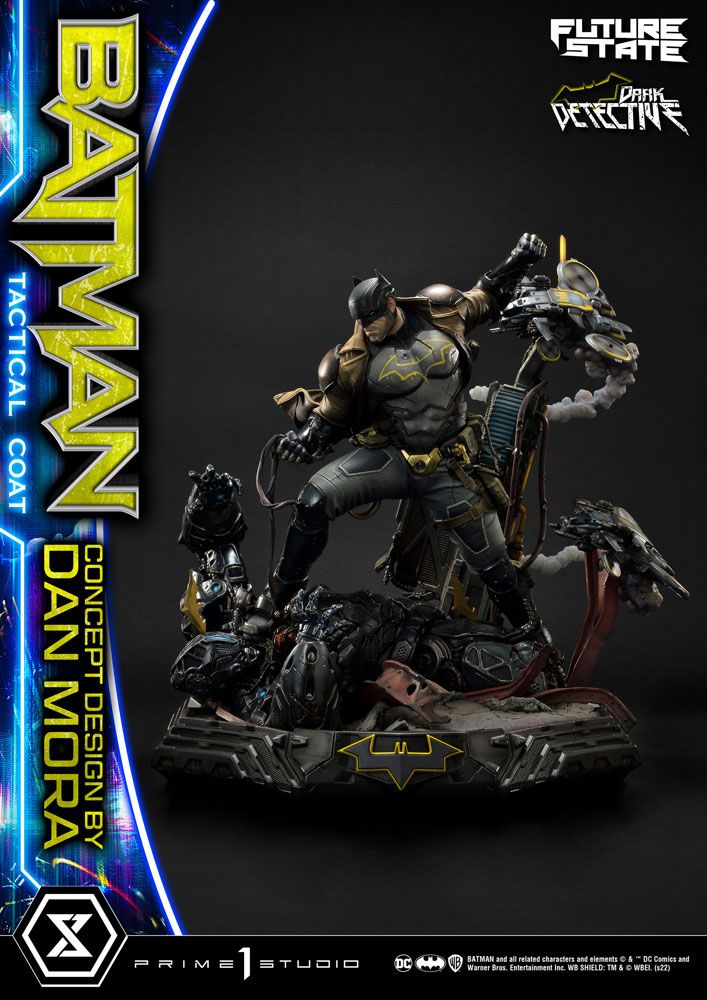 DC Comics Statue 1/4 Batman Dark Detective Tactical Coat Concept Design by Dan Mora 59 cm