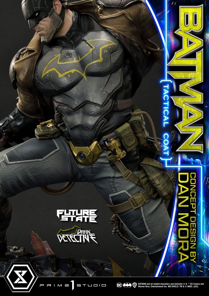 DC Comics Statue 1/4 Batman Dark Detective Tactical Coat Concept Design by Dan Mora 59 cm