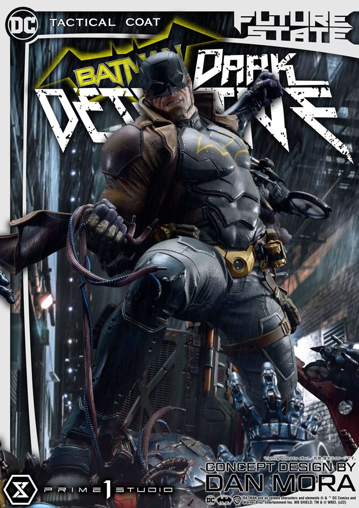 DC Comics Statue 1/4 Batman Dark Detective Tactical Coat Concept Design by Dan Mora Deluxe Bonus Version 59 cm
