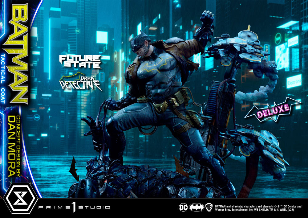 DC Comics Statue 1/4 Batman Dark Detective Tactical Coat Concept Design by Dan Mora Deluxe Bonus Version 59 cm