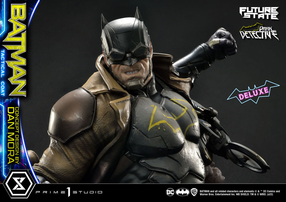 DC Comics Statue 1/4 Batman Dark Detective Tactical Coat Concept Design by Dan Mora Deluxe Bonus Version 59 cm
