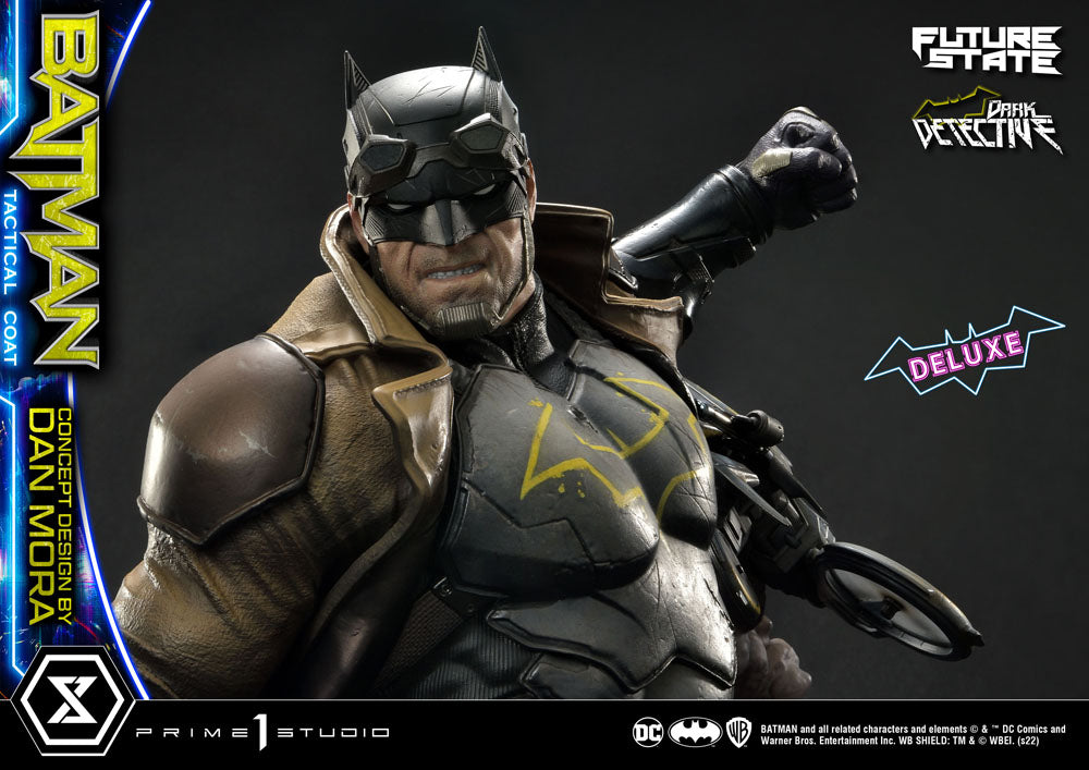 DC Comics Statue 1/4 Batman Dark Detective Tactical Coat Concept Design by Dan Mora Deluxe Bonus Version 59 cm