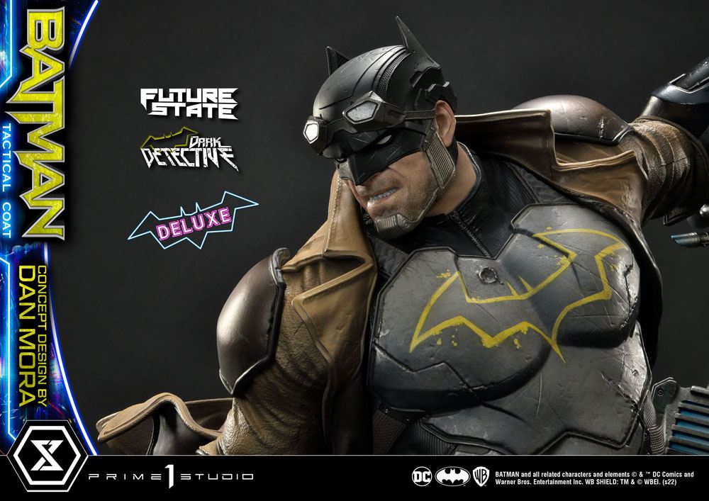 DC Comics Statue 1/4 Batman Dark Detective Tactical Coat Concept Design by Dan Mora Deluxe Bonus Version 59 cm