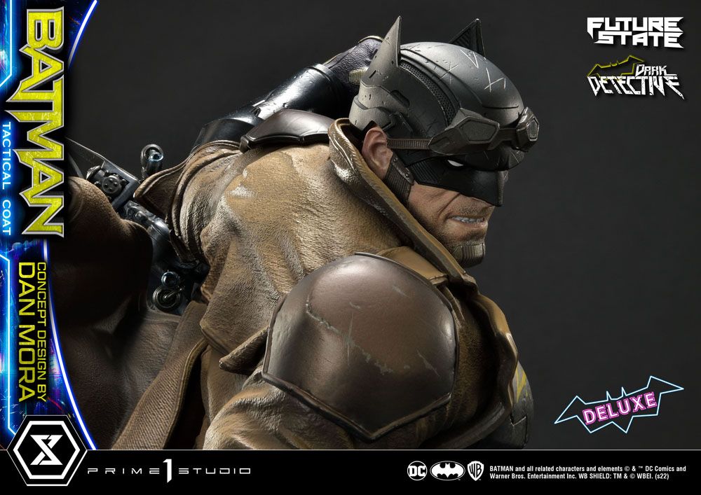 DC Comics Statue 1/4 Batman Dark Detective Tactical Coat Concept Design by Dan Mora Deluxe Bonus Version 59 cm