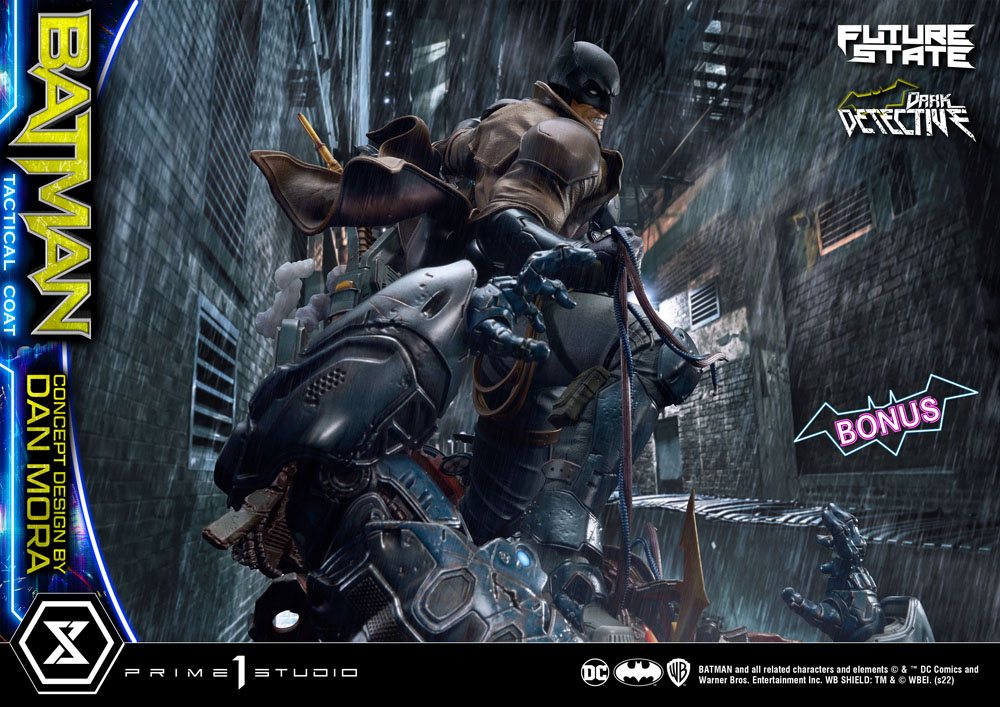 DC Comics Statue 1/4 Batman Dark Detective Tactical Coat Concept Design by Dan Mora Deluxe Bonus Version 59 cm