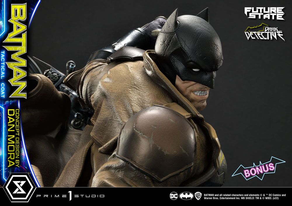 DC Comics Statue 1/4 Batman Dark Detective Tactical Coat Concept Design by Dan Mora Deluxe Bonus Version 59 cm