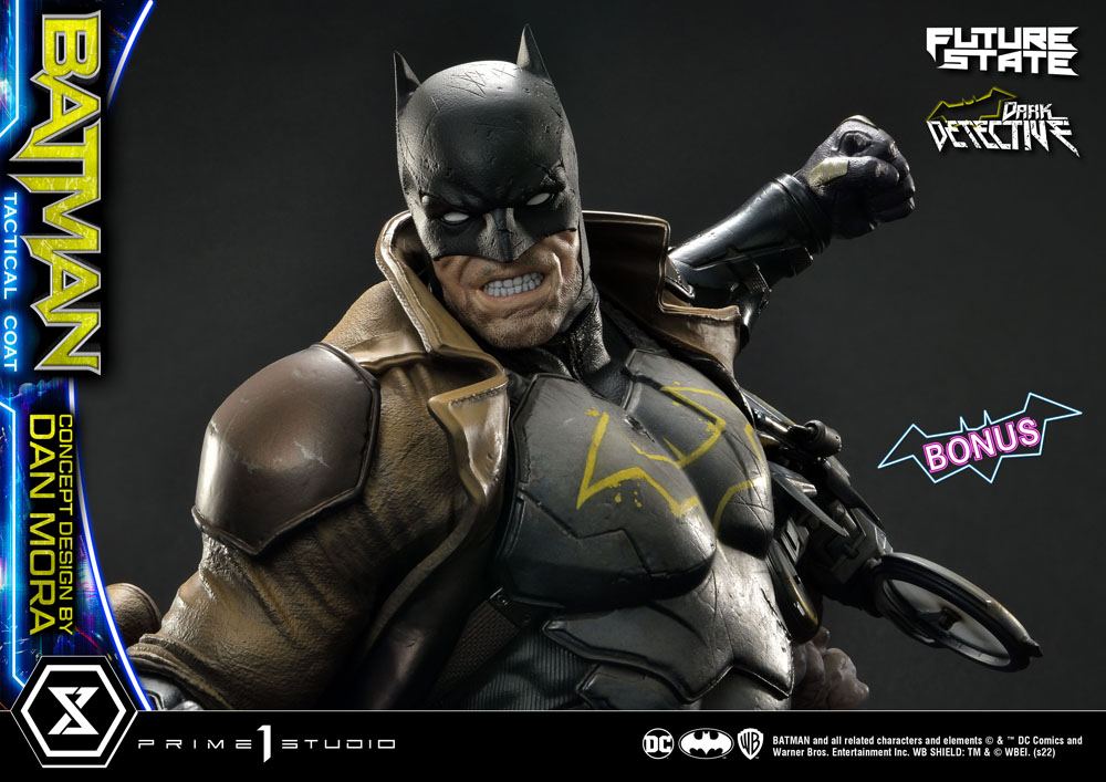 DC Comics Statue 1/4 Batman Dark Detective Tactical Coat Concept Design by Dan Mora Deluxe Bonus Version 59 cm