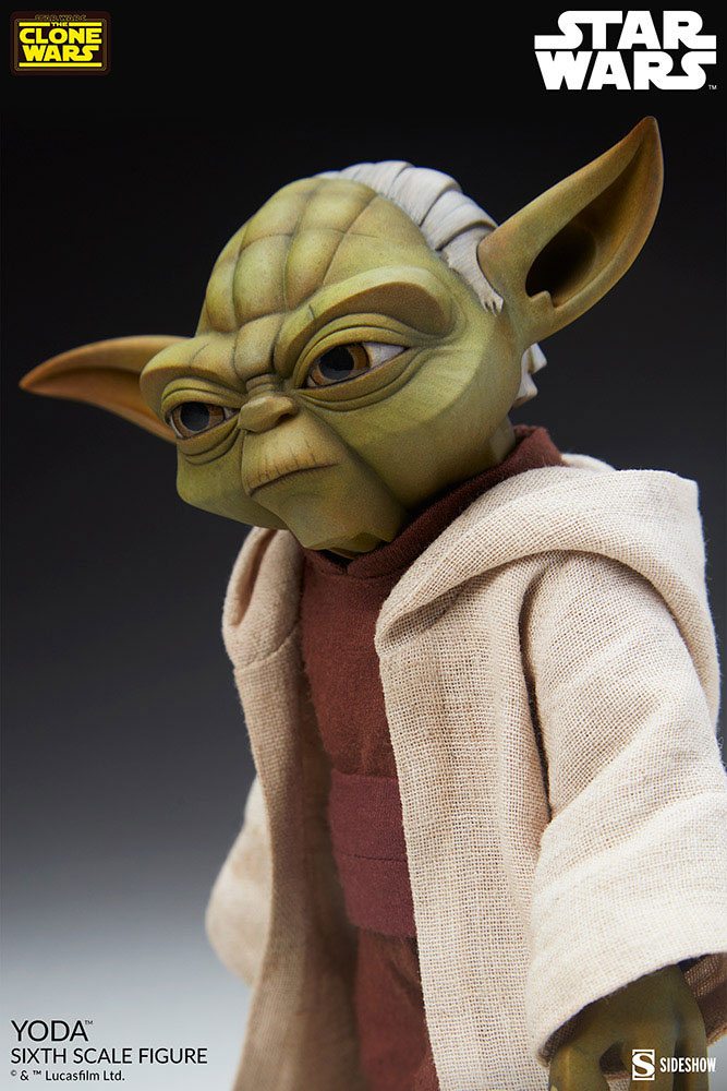 Star Wars The Clone Wars Action Figure 1/6 Yoda 14 cm