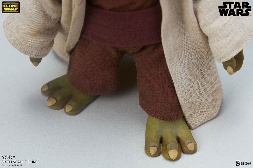 Star Wars The Clone Wars Action Figure 1/6 Yoda 14 cm