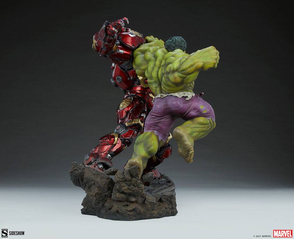 Marvel Maquette Hulk vs Hulkbuster 50 cm