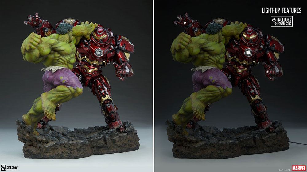 Marvel Maquette Hulk vs Hulkbuster 50 cm