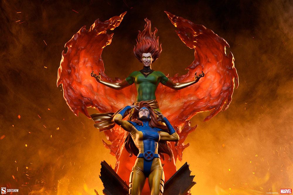 Marvel Maquette Phoenix and Jean Grey 66 cm