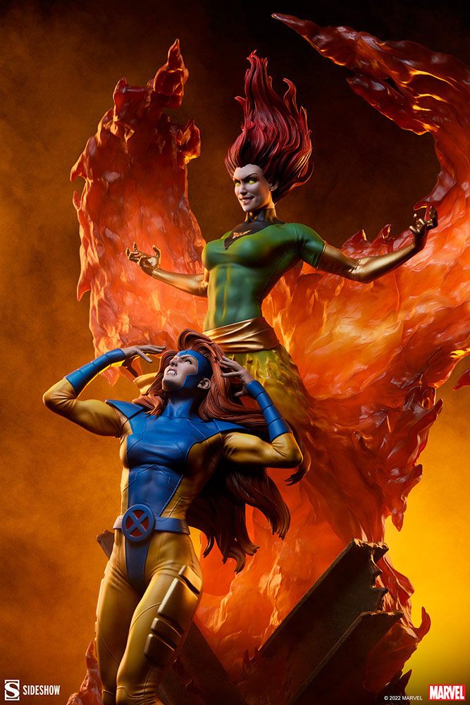 Marvel Maquette Phoenix and Jean Grey 66 cm