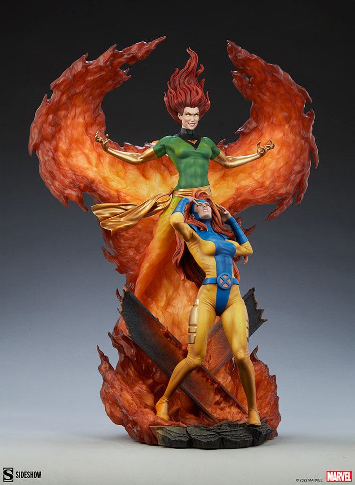 Marvel Maquette Phoenix and Jean Grey 66 cm
