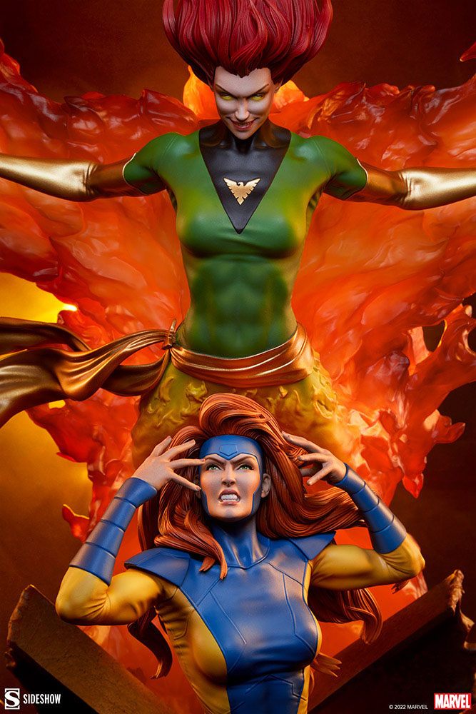 Marvel Maquette Phoenix and Jean Grey 66 cm