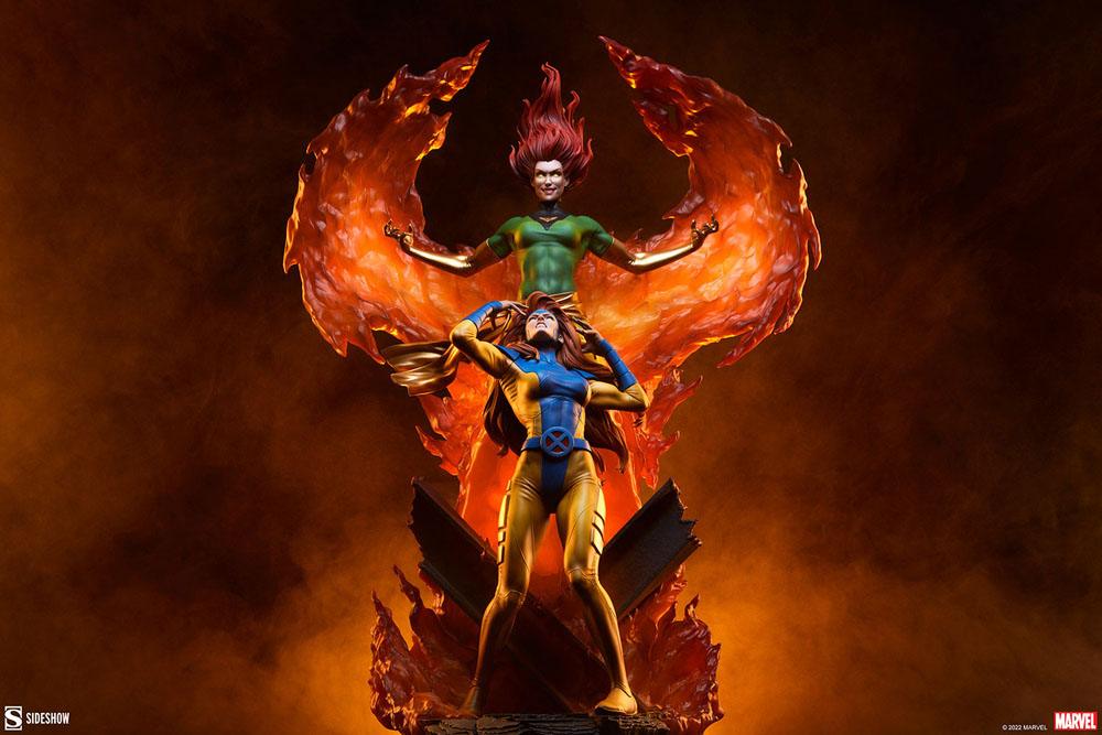 Marvel Maquette Phoenix and Jean Grey 66 cm