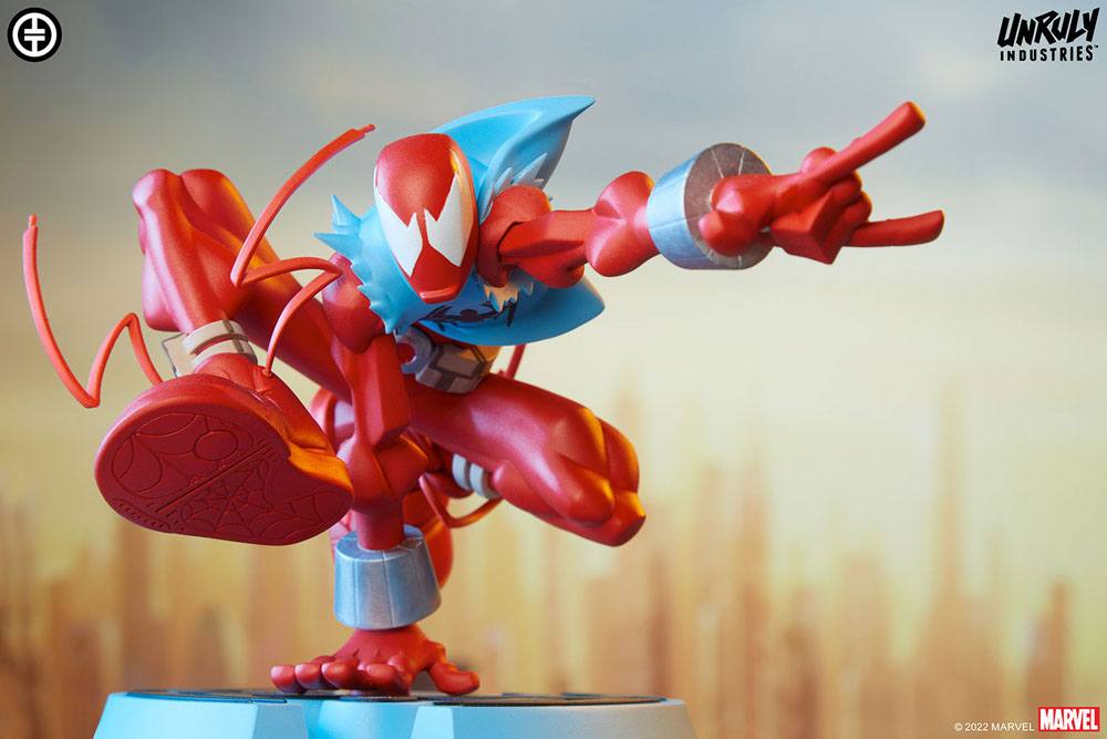 Marvel Designer Series Vinyl Statue Scarlet Spider by Tracy Tubera 14 cm