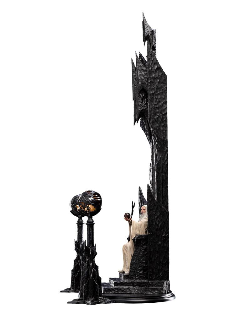 The Lord of the Rings Statue 1/6 Saruman the White on Throne 110 cm