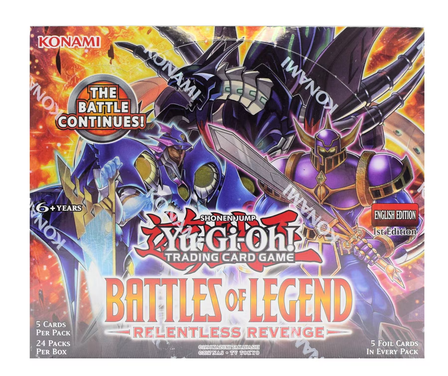 Yu-Gi-Oh Battles of Legend Relentless Revenge 1st Edition Booster Box