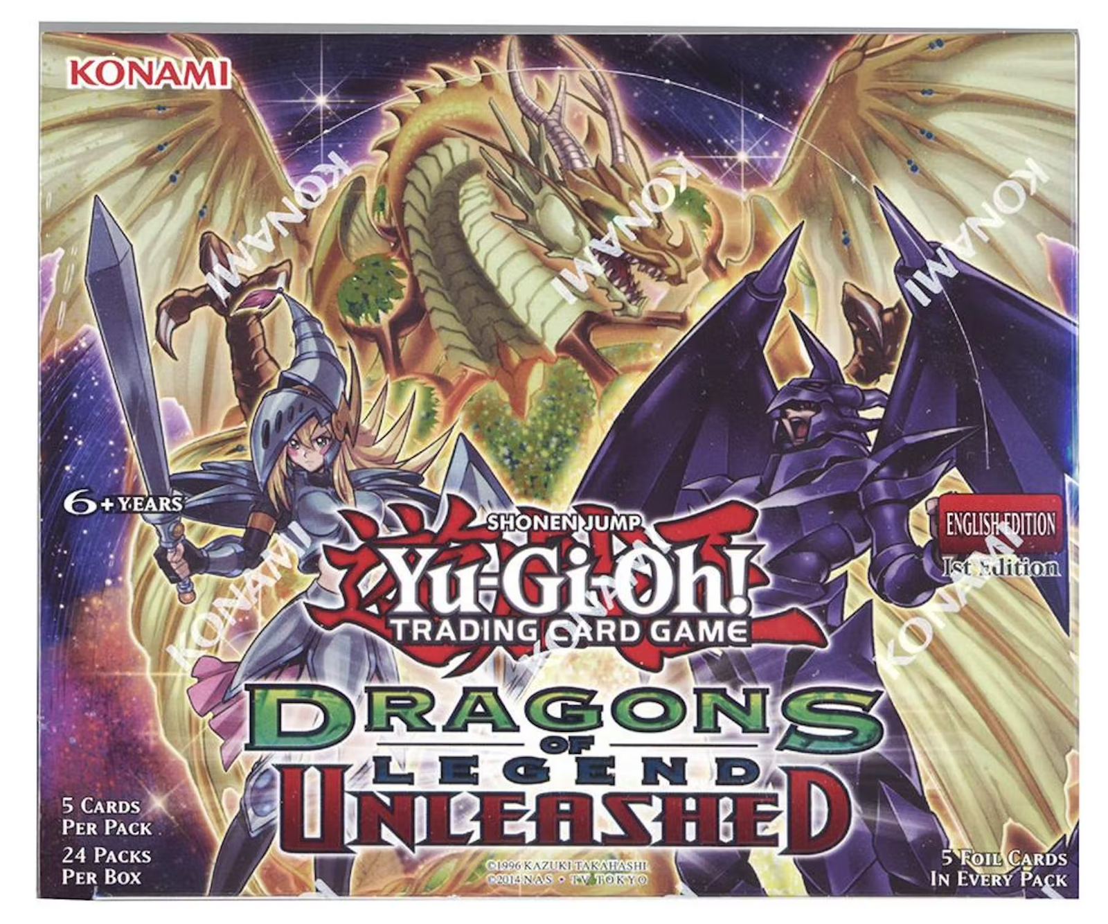 YU-GI-OH! Dragons of Legend: Unleashed 1st Edition Booster Box