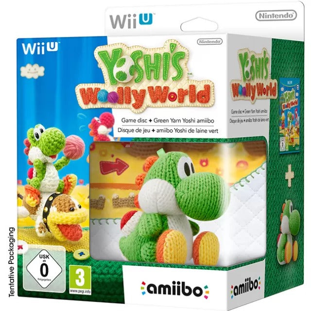 Yoshi's Woolly World with Green Yarn Yoshi amiibo (Special Edition) Wii U