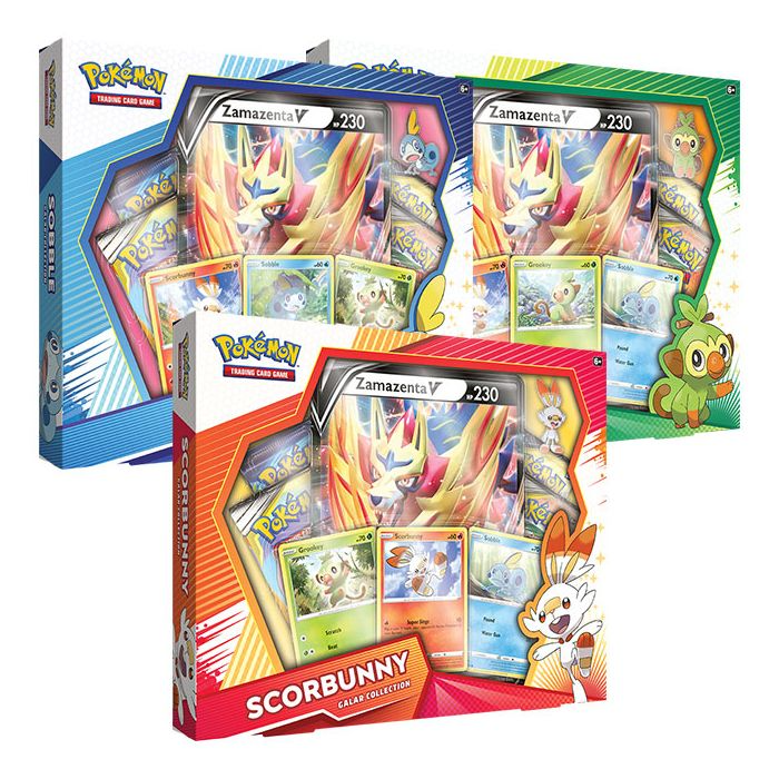 Pokemon Galar Collection Box Zamazenta Triple Bundle